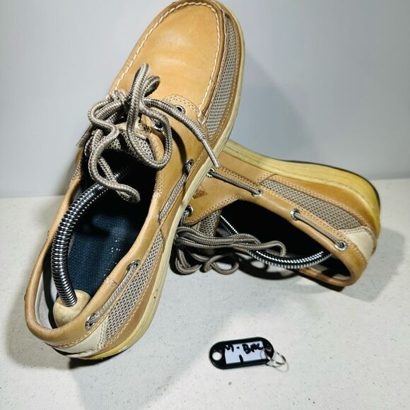 Men's Sperry Top-Sider Billfish 3 Eye Boat Shoes Size 9,5W - Picture 1 of 8